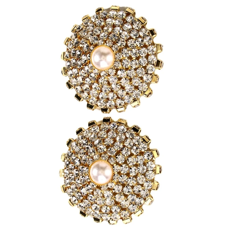 Women Pearl Rhinestones Pasties Nipple Cover Adhesive Breast Cover Reusable Sticky Bras Diamond Chest Stickers