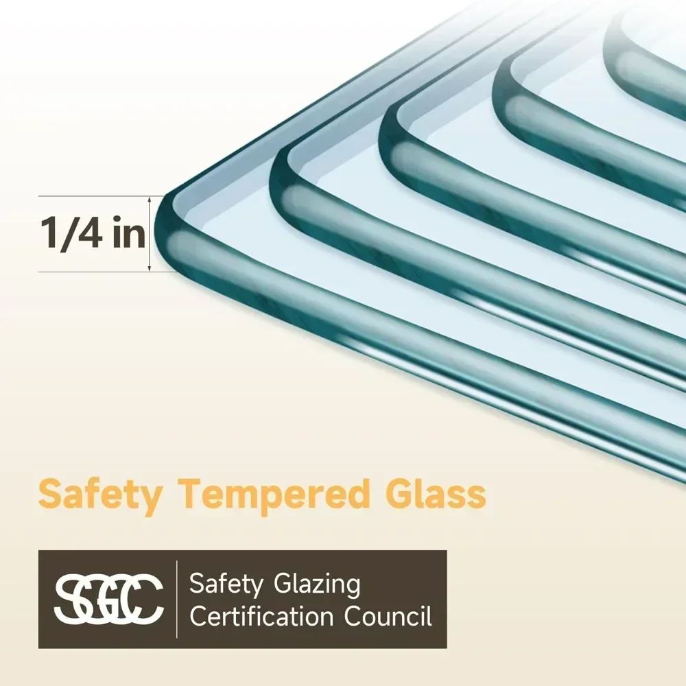 NEW-Bifold Shower Door, 30" W x 72" H, 1/4" Tempered Glass Shower Door, Foldable Shower Glass Door, Easy to Clean