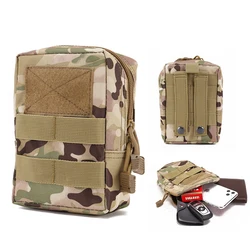 Molle Pouch Tactical Waist Bag Water-Resistant EDC Small Pouch Hunting Utility Gadget Gear Pouch Military Pocket Accessory Bag