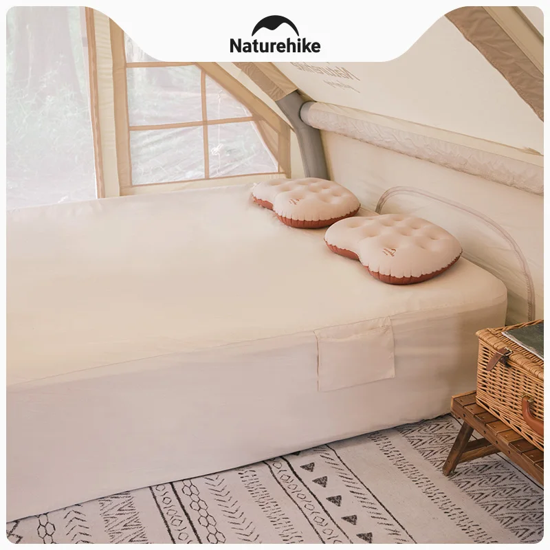 Naturehike Fitted Sheet Portable Bedspread Cotton Breathable Moisture-Proof Camping Soft Breathable Mattress Cover Adjustable