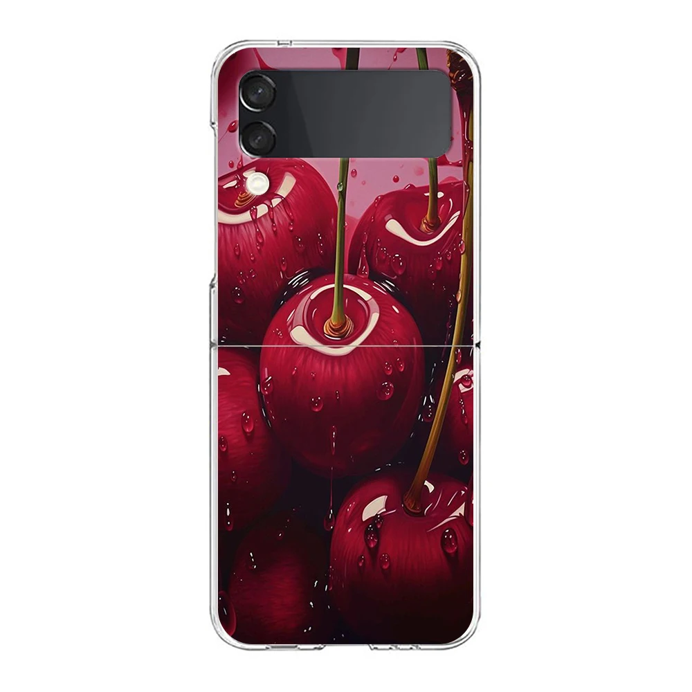 Cherries Cherry Fruit Hard Clear Phone Bumper Case