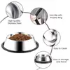 Large Capacity Cat Bowl Steel Pet Feeding Bowl Cat and Dog Food Drinking Bowl Metal Feeder Bowl and Cheap 5