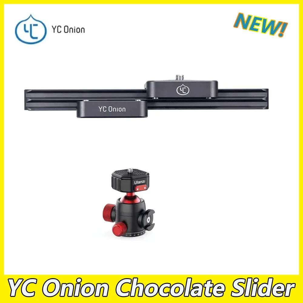 YC Onion Chocolate Slider Mini Manual Camera Track Slider Rail 22cm/9" Portable DSLR Dolly Camera for Video