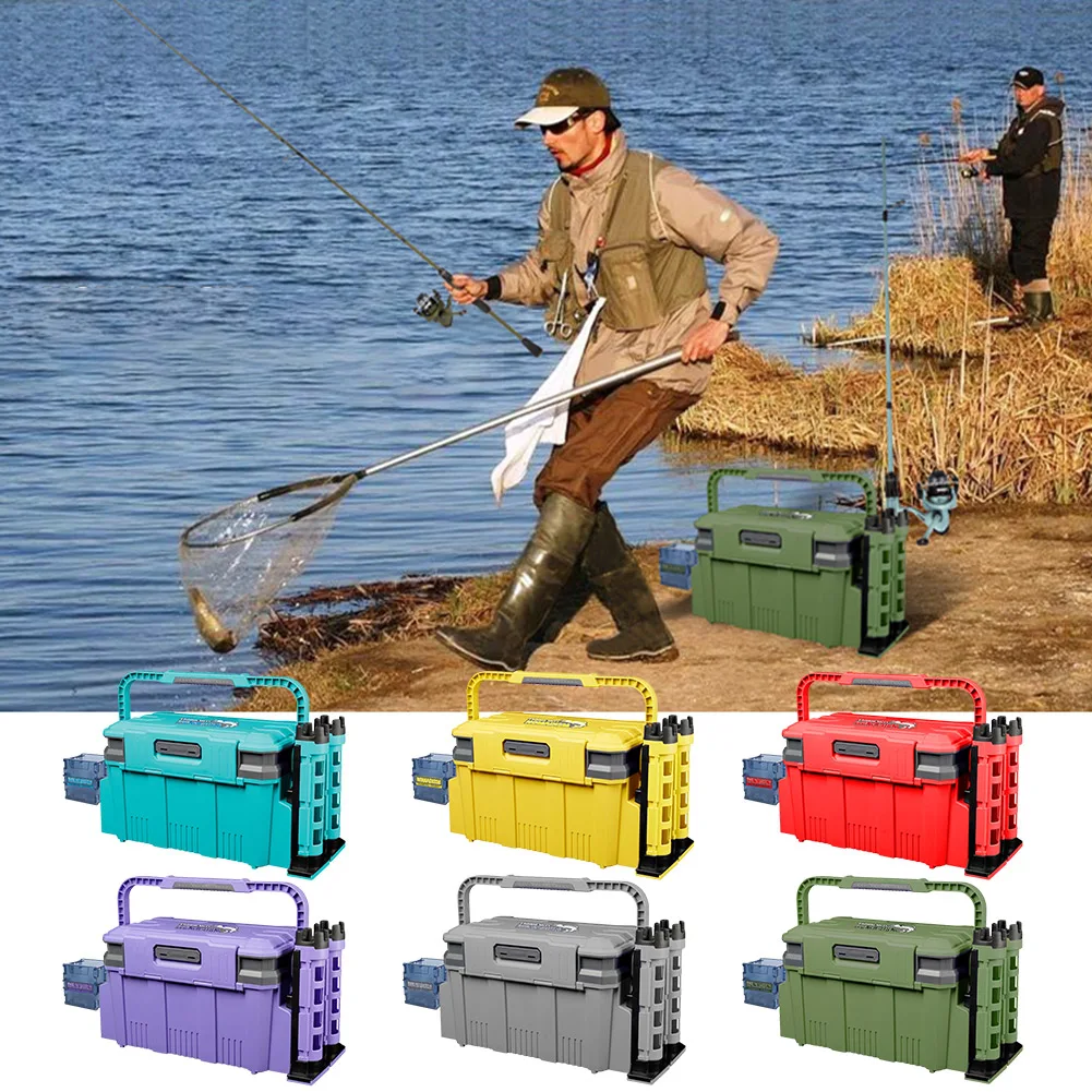 Multifunction Big Fishing Tackle Box High Quality Plastic Handle