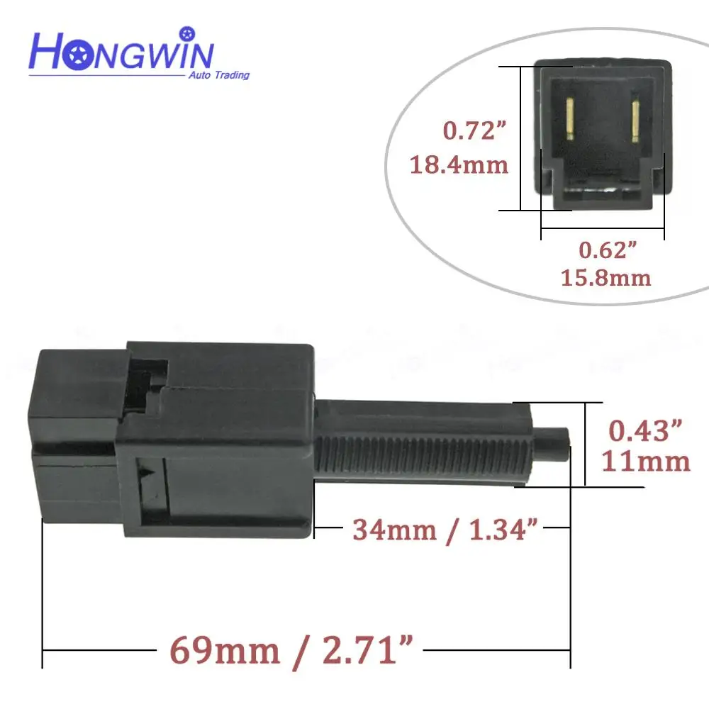 25320-4M400 Car Brake Stop Light Lamp Switch Fits 2000-2011 Nissan Sentra Altima Titan 201-1787 Infiniti G35 I30 I35 M45 Q45