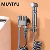 Handheld Bidet Sprayer Toilet Bidet Toilet Sprayer Set Spray Water Bathroom Shower Toilet sprinkle gun Angle Valve Accessories 1