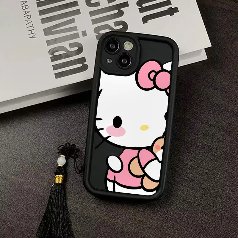 Hello Kitty doll Sanrio Anime Phone Case For iPhone 15 14 13 12 11
