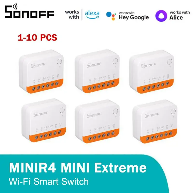 

Смарт-переключатель SONOFF MINIR4 с Wi-Fi и 2-сторонним управлением