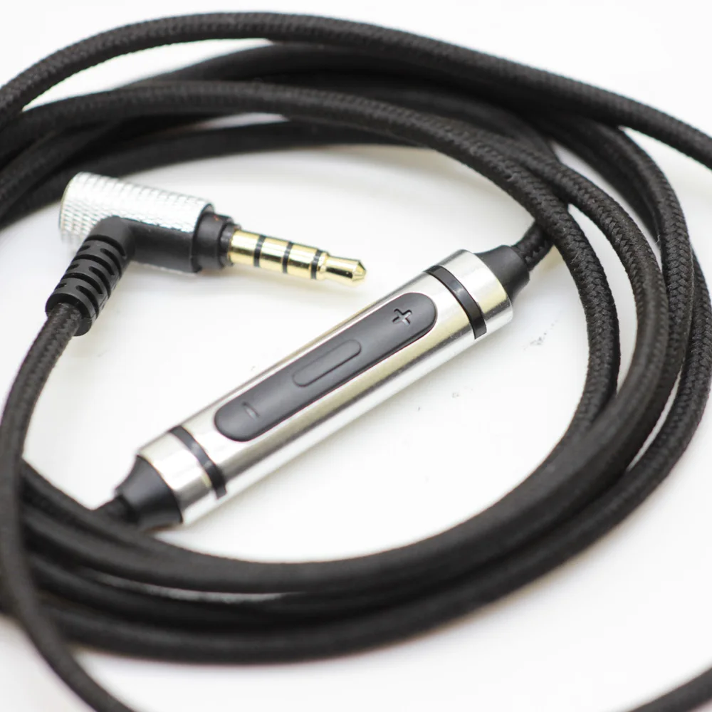 Replacement Cable for Sennheiser Momentum 2.0 On Ear Over Ear Bluetooth Wireless Headphones Cable Cords With Remote Microphone