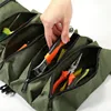 Multi-Purpose Roll Up Tool Bag Canvas Tool Organiser Hardware Tool Organizer Bucket Roll Up Electrician's Bucket Car Suspension 3
