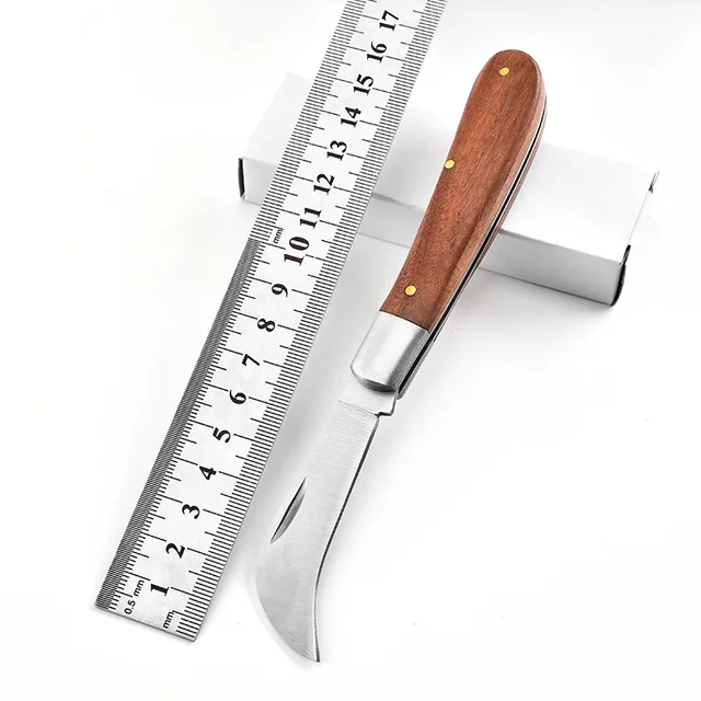 Foldable Grafting Cutter Gardening Pruning Knife Tools Bonsai Grafting Pruning Hand Cutting Garden Pruning Seedling Tree Knife 4