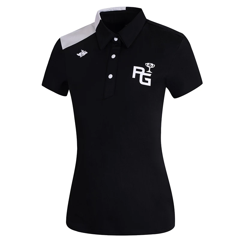 Spring/Summer 2023 Women's New Golf Sports Shirt Outdoor Fast Dry White