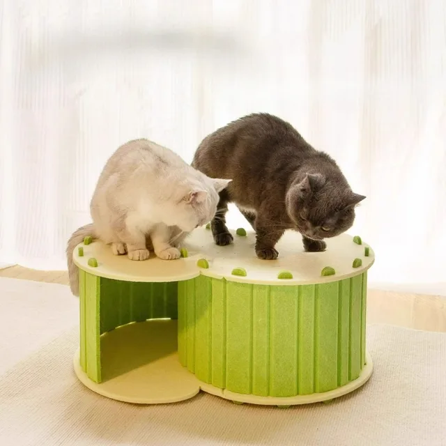 Cat Beds Dog House All-season Semi-enclosed Wear-resistant and Durable Multi-layer Cat House Detachable Pet Supplies Cat Tent