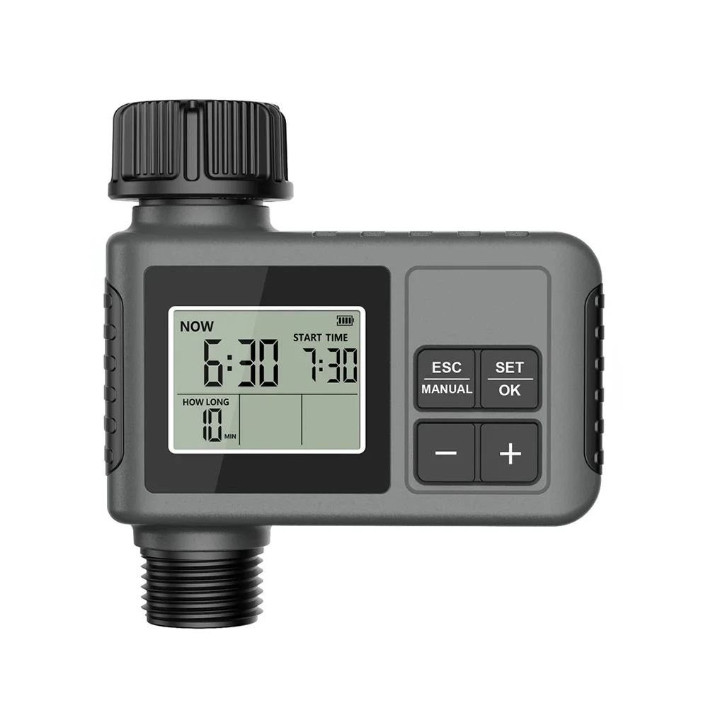 Insoma Automatic Water Timer Intelligent Irrigation Watering System Sprinkler Timer Garden Programmer Equipment IPX5 LCD Display