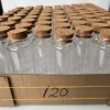 6 pcs 26x37x120mm 100ml Glass bottle With Stoppers, Glass Jars with Cork Candy Spice Jars for Art Crafts Wedding Favors 1