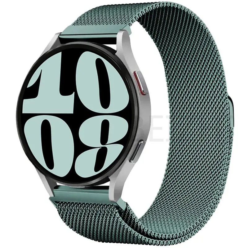 Elegant Milanese Loop Magnetic Watch Band, 22mm & 20mm, Classic Stainless Steel Bracelet