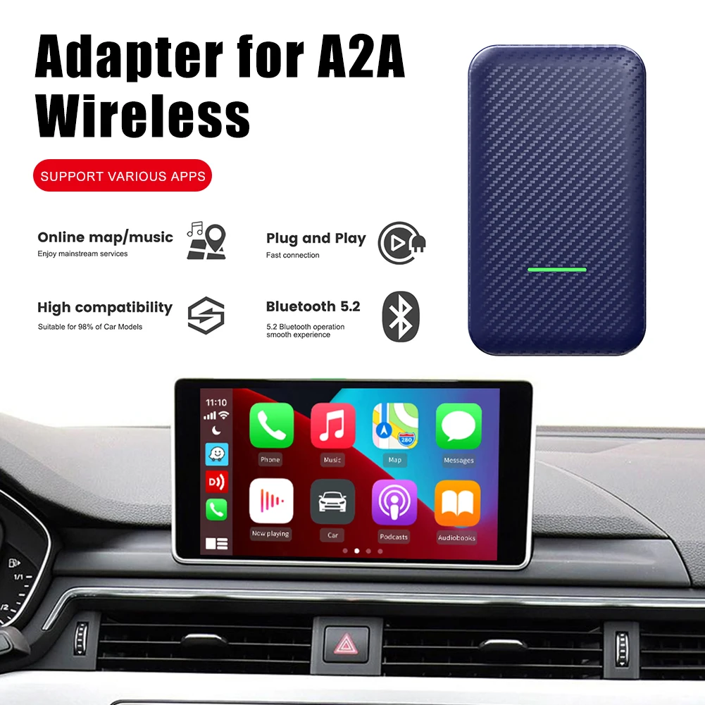 Cpc200 a2a carlinkit wired to wireless adapter for android auto plug