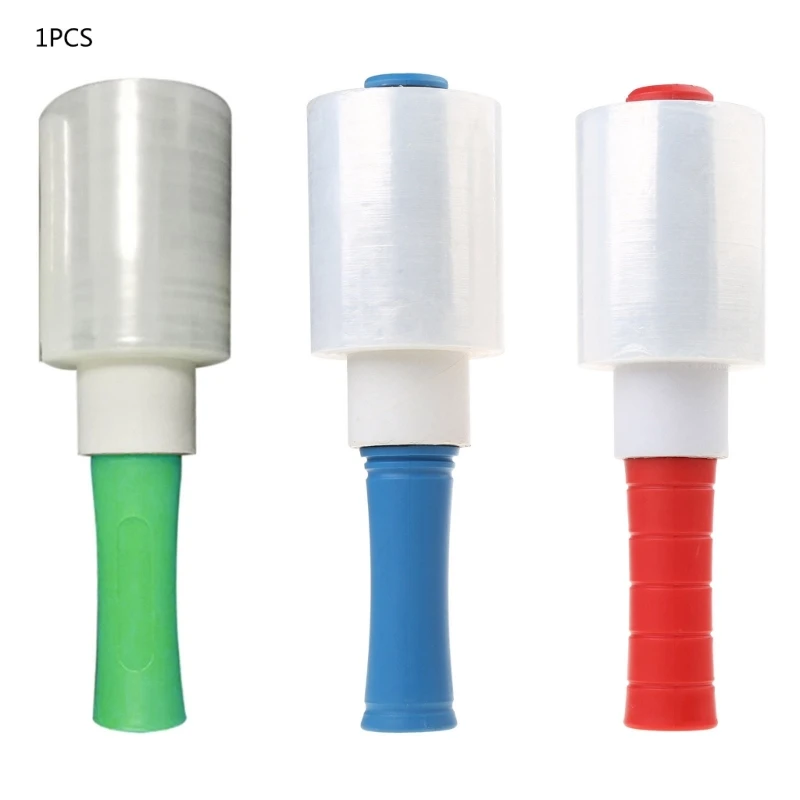 

Рулон стретч-пленки с вращающейся ручкой Защитная пленка Упаковка Все 492 фута. Промышленный прозрачный пластик для упаковки