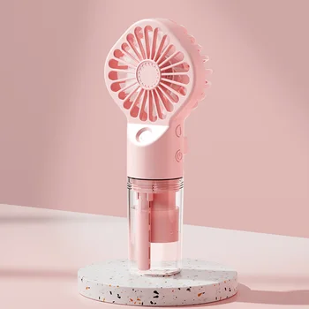 충전식 휴대용 선풍기 강력한 기류 USB 핸드 선풍기, 사무실 학교 수업 회의용
