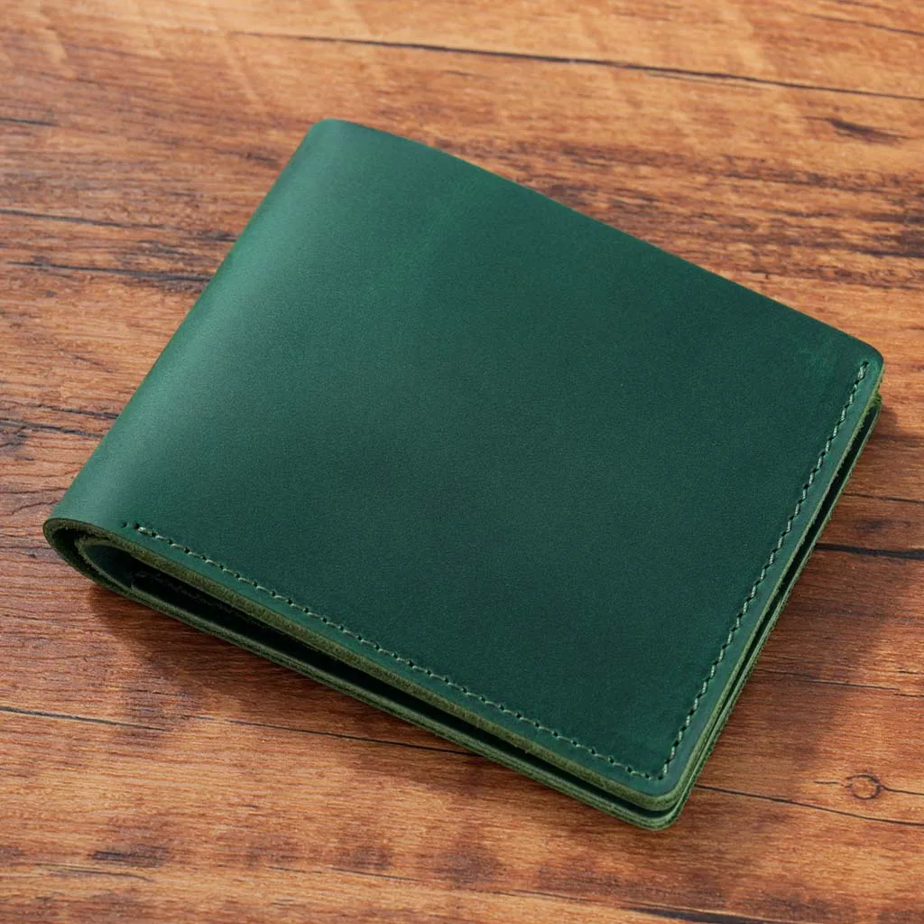 Handmade Personalised Leather Wallet for Men Breif Men Wallets Short Vintage Retro Manmade Wallet Money Bags 6