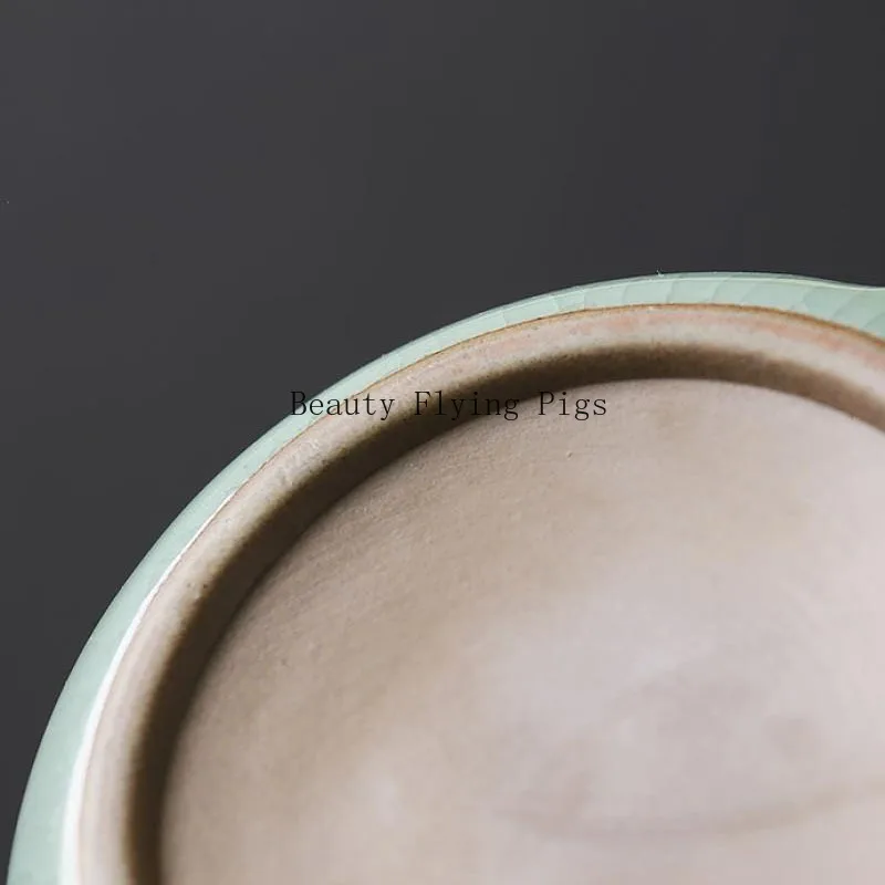 1 ceramic animal shaped storage jar classic cat candy tea dried fruit moisture-proof storage jar