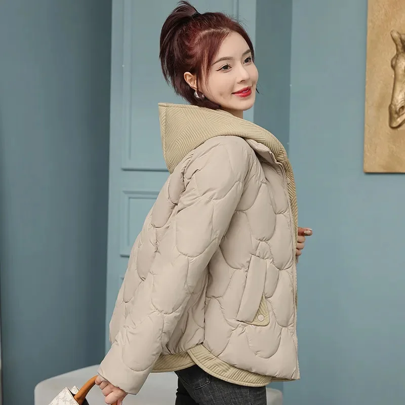 Winter Women Jacket Parkas Coat 2023 New Thick Warm Padded Coat Female Winter Outwear Loose Jacket Parkas Snow Wear Outwear 6