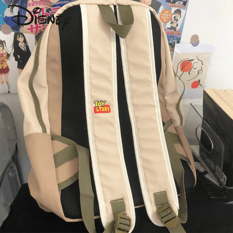 Disney 2024 New Women's Backpack Fashion High Quality Lightweight Student Backpack Leisure Multi Functional Men's Backpack