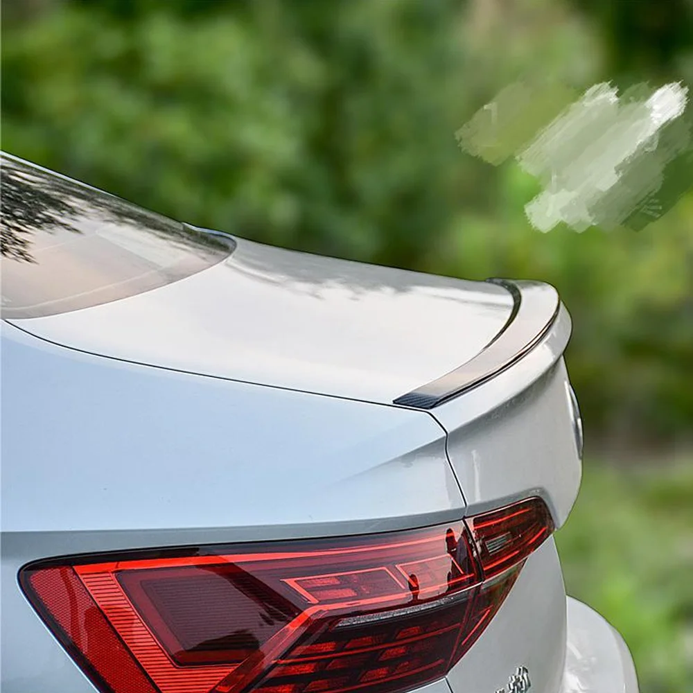 

Черный спойлер, крыло для 2019-2020 21 22 Volkswagen Sagitar Rline Style, спойлер, верхние крылья, черный корпус для губ, сплиттер, отделка багажника