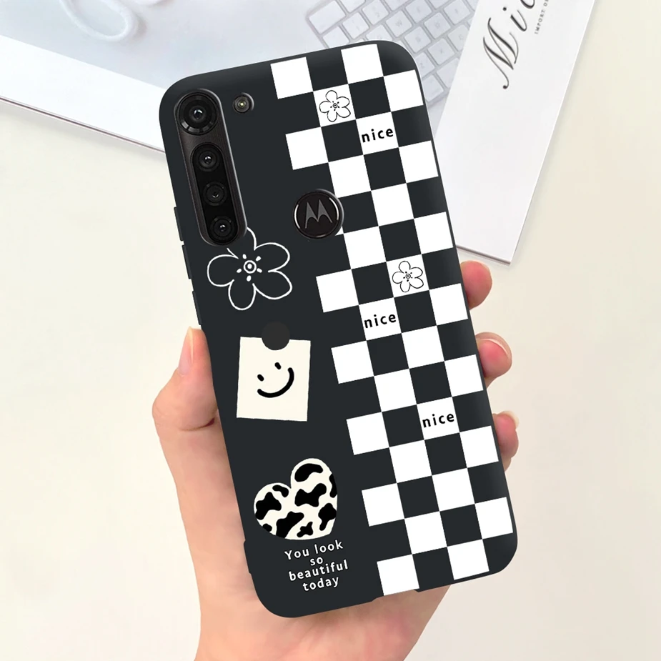 Stylish Art Painted Letters Phone Case - Soft s Coque