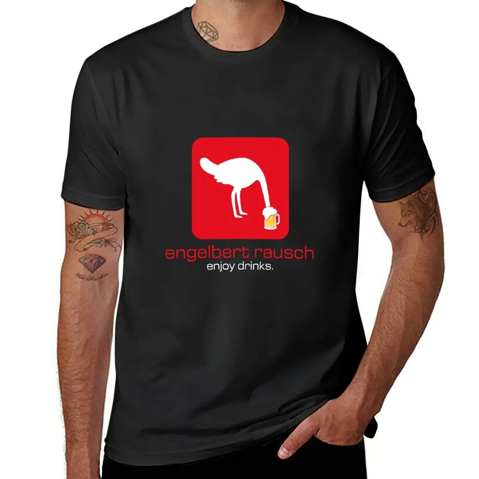 

Engelbert rausch t shirt T-Shirt t shirt man black t shirts big and tall shirts for men