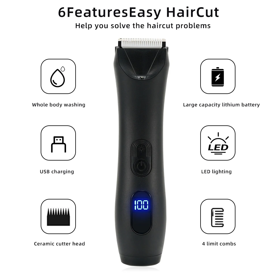 Men Hair Removal Intimate Areas Haircut Rasor Clipper Trimmer for Groin Epilator Bikini Safety Razor Shaving