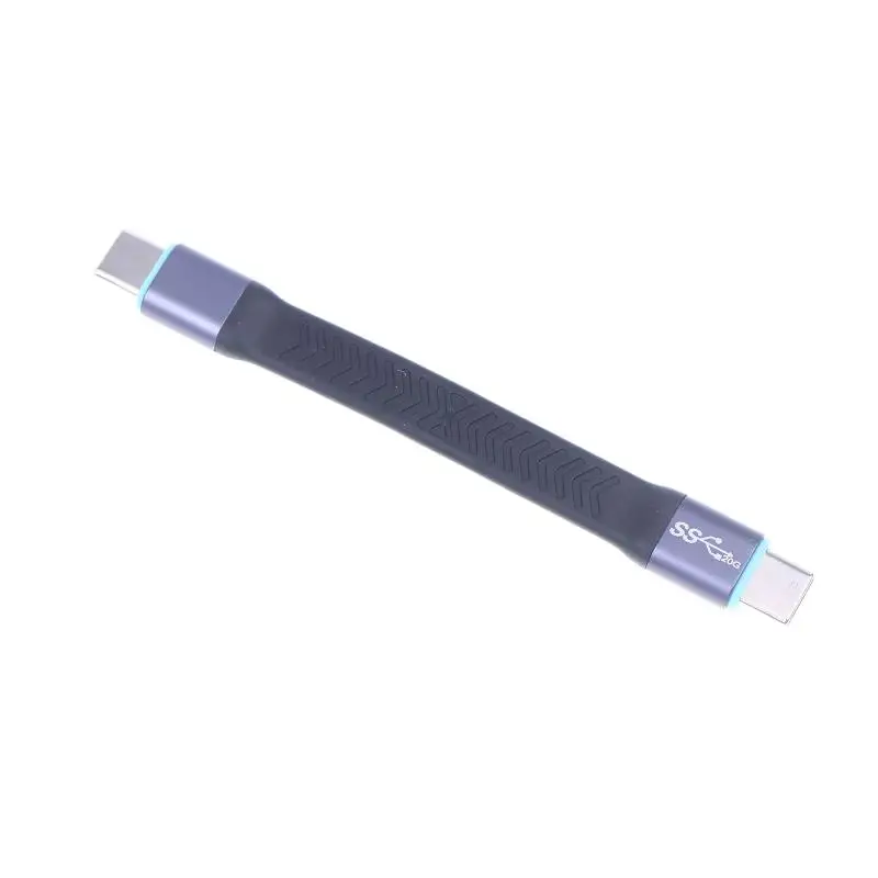 High-Speed USB 3.2 Type-C Cable, 20Gbps Fast Charging, 10CM Length