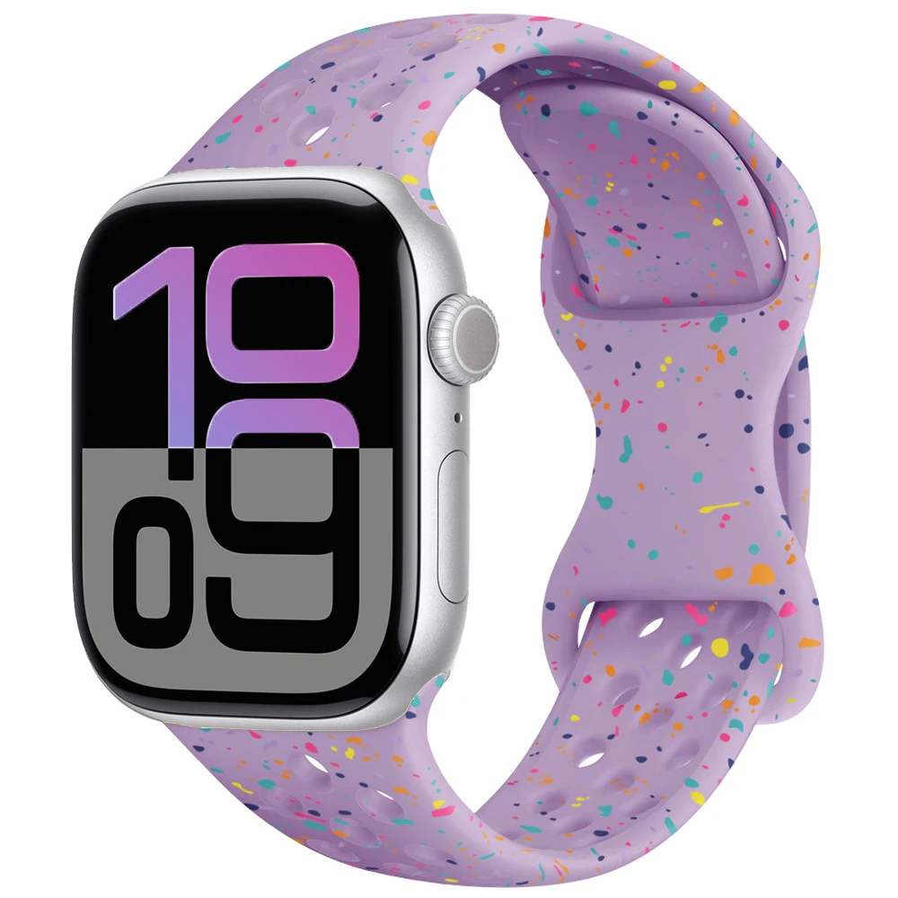 Premium Soft Silicone Band with Metal Buckle