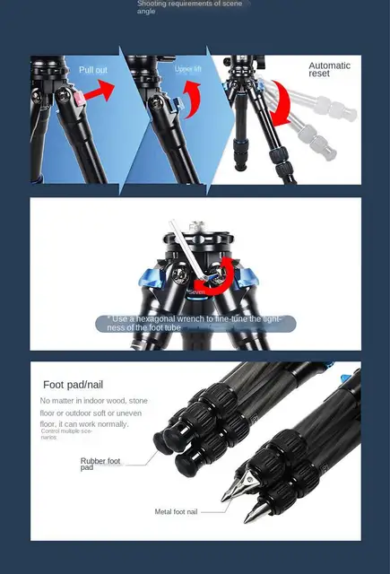 Treppiede Da Viaggio SIRUI AM-203 Con Testa A Sfera - Compatto E Professionale