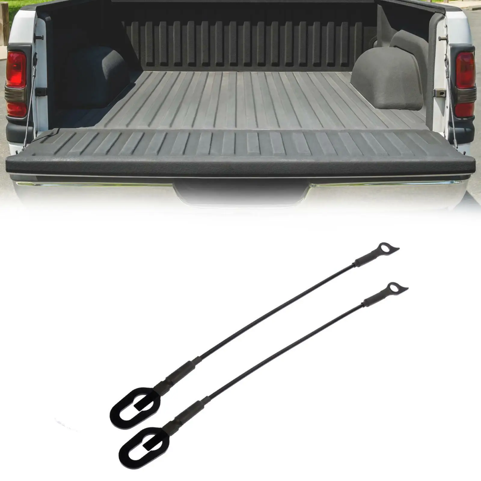 38522 38535 55345124AB 55345125AB Tailgate Tail Gate Cables Parts Rubber Tailgate Support Cables 1 Pair 2pcs