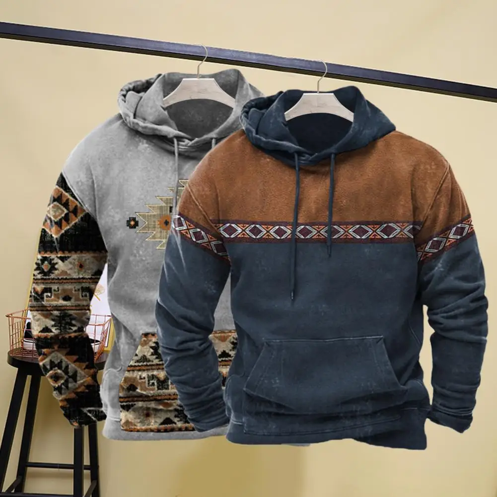 

Popular Male Hoodie Sweat Absorption Washable Autumn Hoodie Loose Fit Pullover Sweatshirt