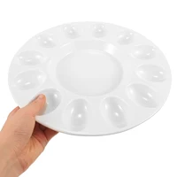 Round Egg Tray Eggs Devilled Holder Platter Plate Ceramic Dish Ceramics Deviled Serving Tray 1