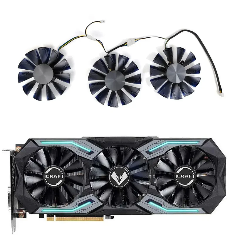 Nuova Ventola Di Raffreddamento Super Gpu Geforce Gtx 1660 Da 85Mm A 4Pin Per Scheda Grafica Super Rtx2060 Maxsun Gtx 1660