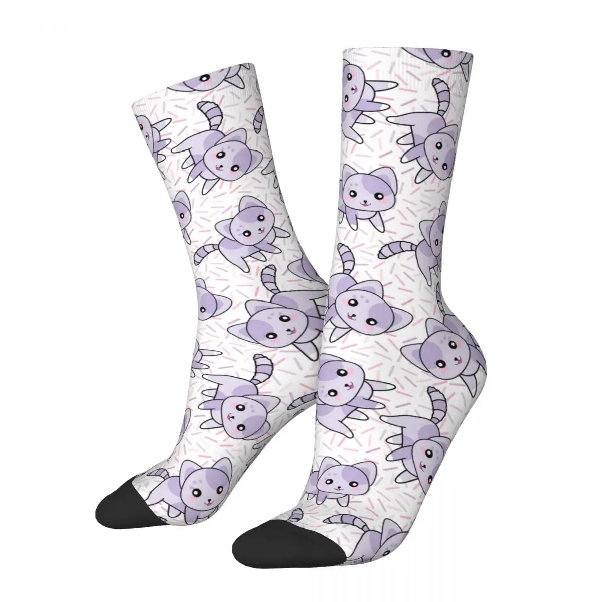 

Cute Cat Socks Male Mens Women Autumn Stockings Polyester