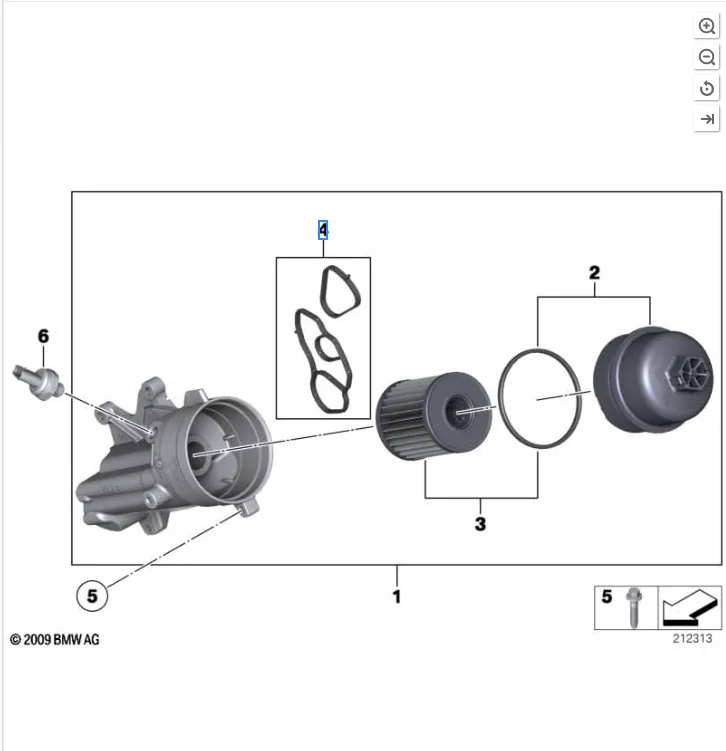 Engine Oil Filter Housing Gasket Set 11428643758 For MINI R55 R56 R57 R58 R59 R60 R61 N16 ONE COOPER CLUBMAN COUNTRYMAN COUPE