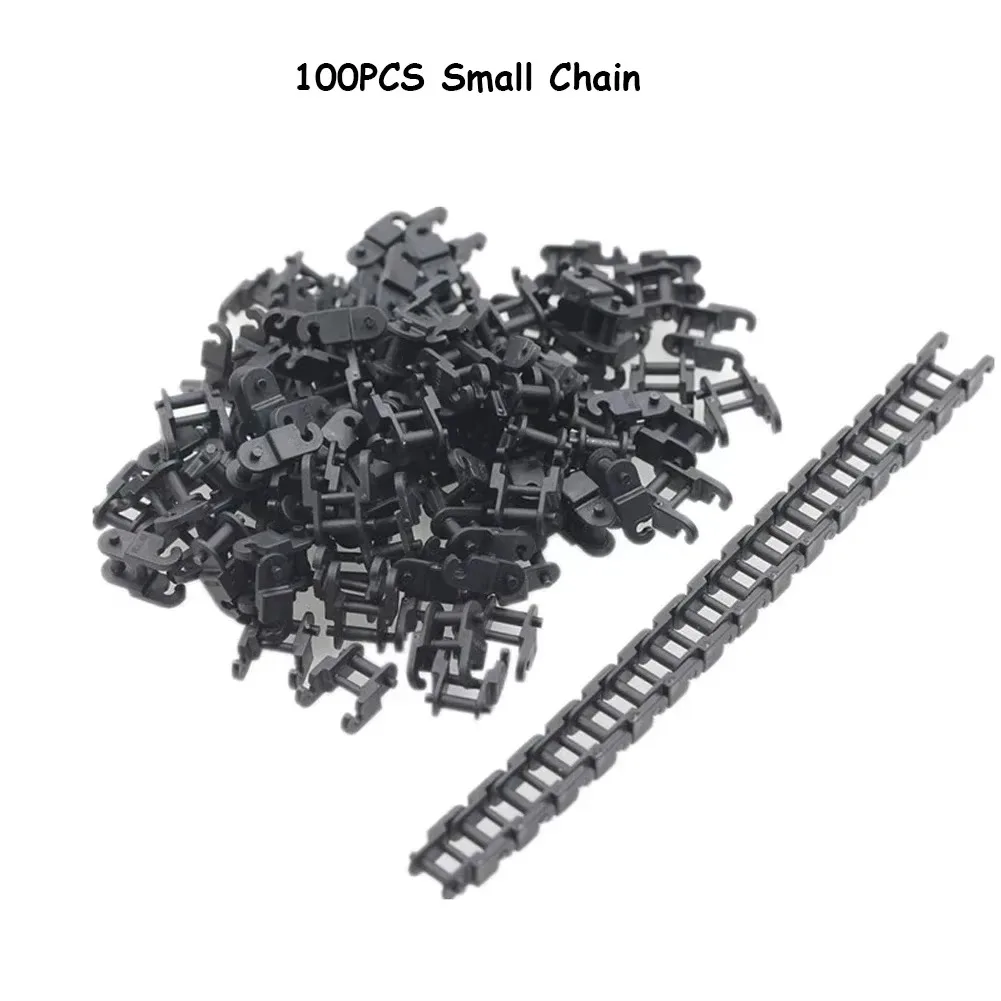 Tracks Wheels Technical Bricks Multi-specification Gears Set Chain Crawler DIY Parts Building Blocks Assembled Toys For 3711