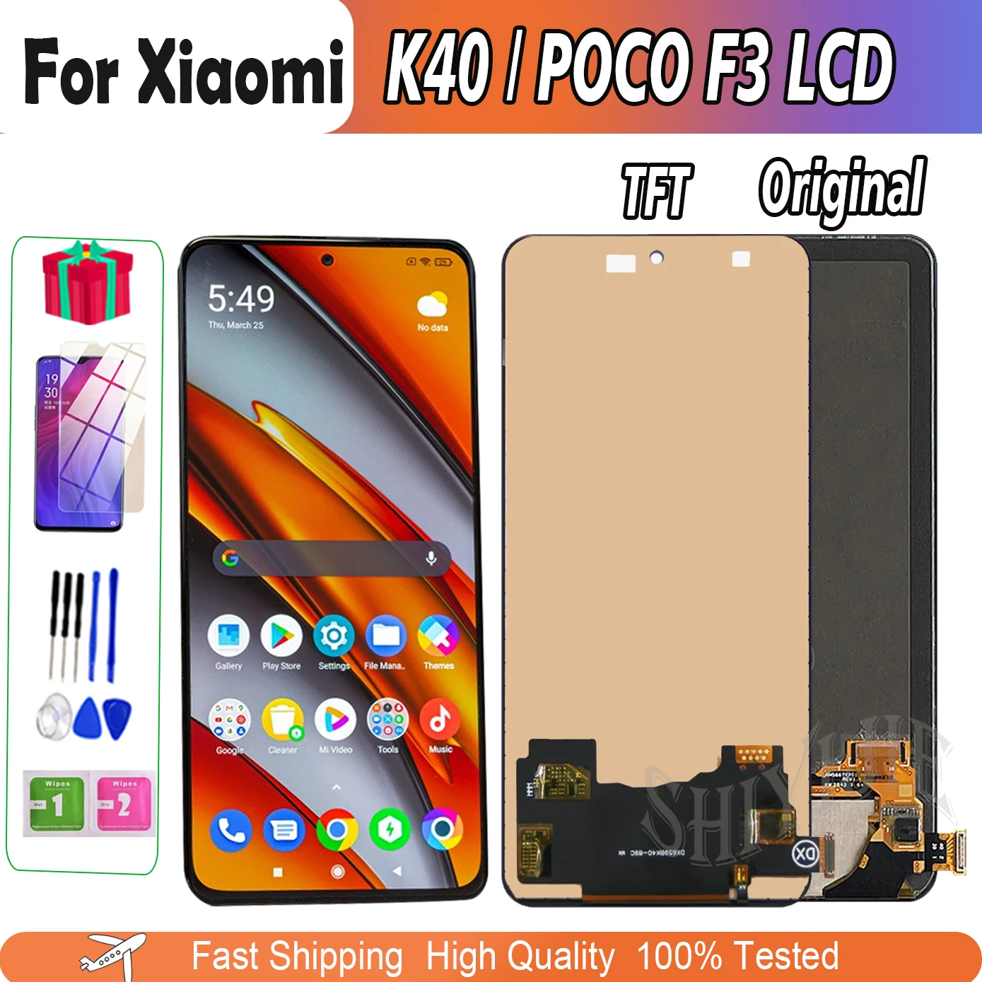 100 Tested Original 6 67 For Xiaomi Poco F3 M2012K11AG LCD Display 100-tested-original-6-67-for-xiaomi-poco-f3-m2012k11ag-lcd-display