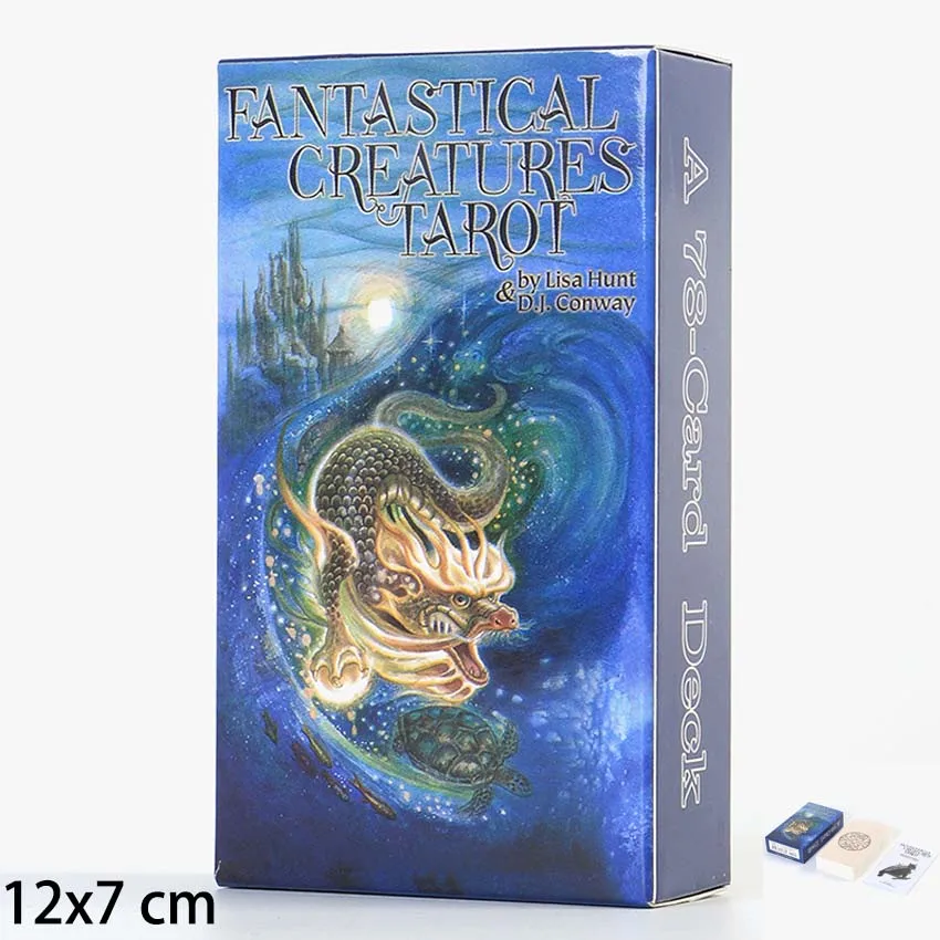 

12x7cm Fantastical Creatures Tarot Deck Card Game