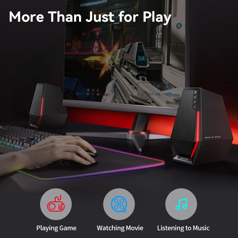 Edifier G1500 SE Computer Speakers 2.0 Desktop USB 3.5mm AUX Input Wired Speakers for PC Laptop Macbook HUAWEI XIAOMI computer speaker desktop speakers