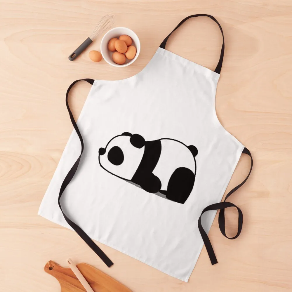 

Beautiful Lovely Panda Sleep Apron Sexy Trim Cloth Women Kitchen Apron