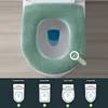 for Winter Toilet Seat pad Home Toilet Mat Four Seasons Universal Potty Cushion Washer soft Toilet cape case Seat warmer Cover 3