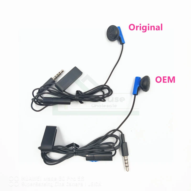 120cm 3.5mm Jack Gaming Controller Headset Earphone With Microphone On