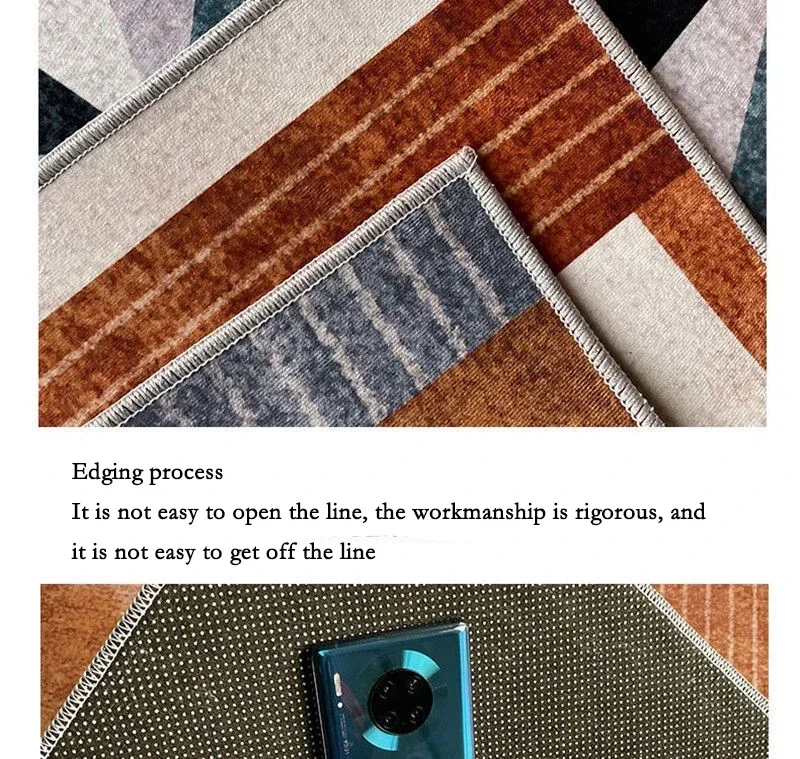 Modern Minimalist Carpet Extra Large Soft Non Slip Rug Anti-Fouling Luxury Floor Mat Living Room Bedroom Carpets