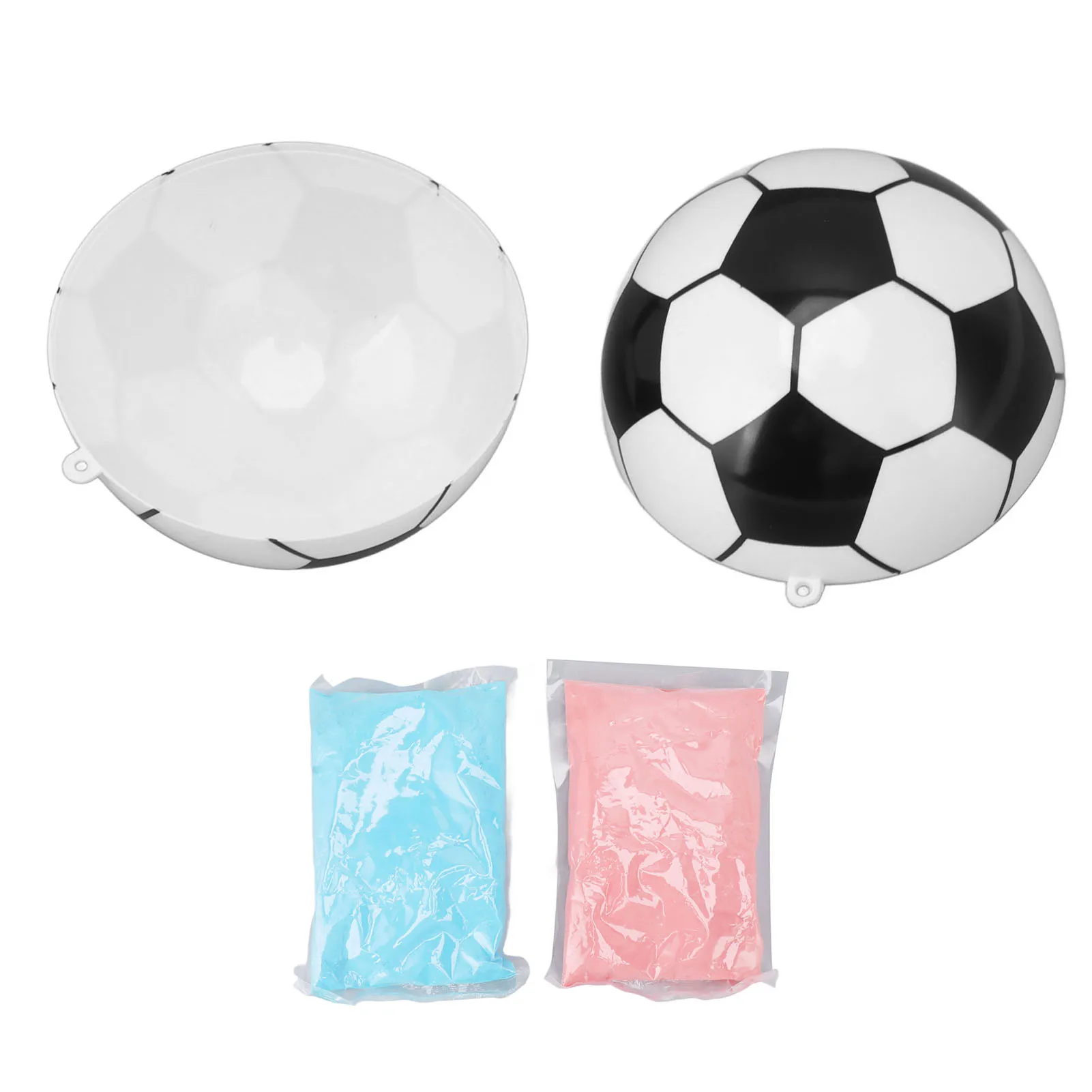 Gender Revealing Football with Blue Powder Baby Boy Girl Shower Gender Reveal Soccer Ball