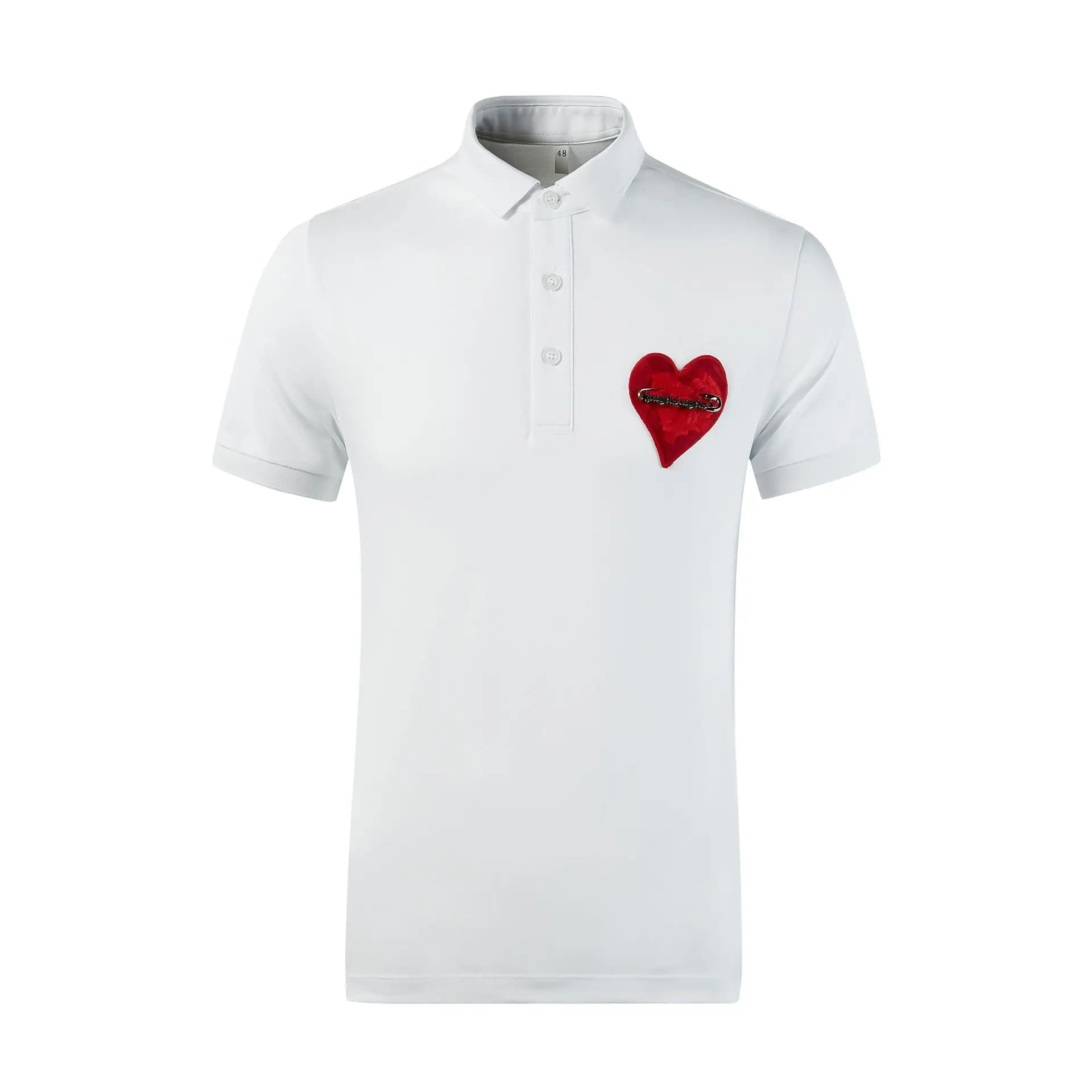 

High Quality Luxury Jewelry Men'S Polo Shirts Cotton Plain Color T Shirts Golf Polo Shirts For Mengood